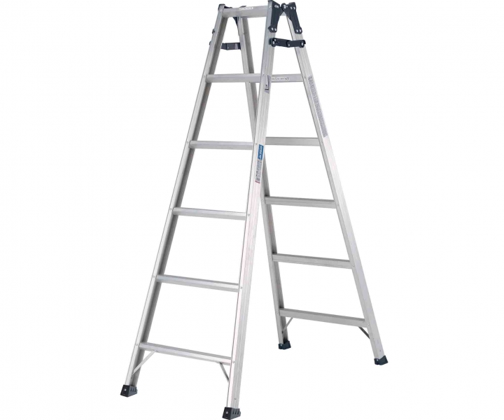 アルインコ PRS-120W ワイドステップはしご兼用脚立55mm4尺