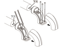 マツ六 ＢＤ－５１Ｇ 入隅用エンドブラケット