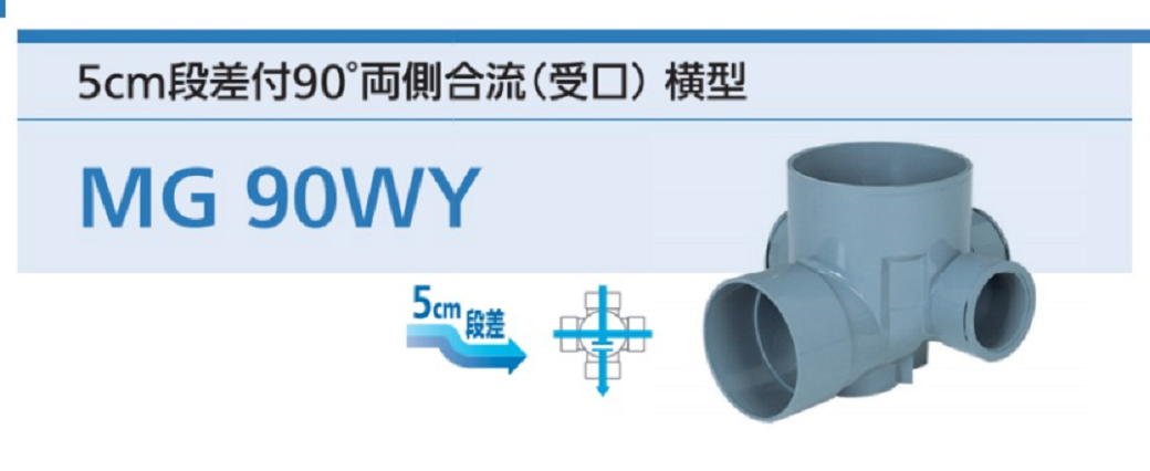 公共マス MGシリーズ（90度合流）